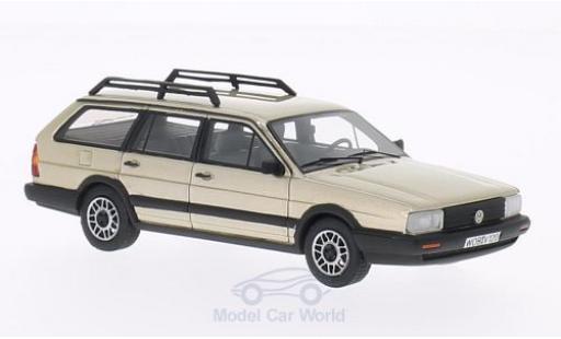 Modelauto Volkswagen Passat B2 Variant GT Syncro metallic beige 1985 1/43 BoS Models
