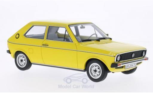 Modelauto Volkswagen Polo Base I L (Typ 86) geel 1975 1/18 BoS Models