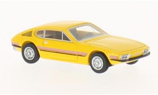 Modelauto Volkswagen SP2 Base geel/Dekor 1972 1/87 BoS Models