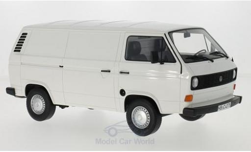 Modelauto Volkswagen T3 A wit 1979 bestelwagen 1/18 BoS Models