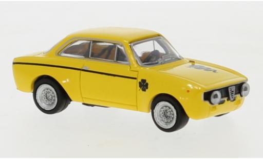 Modelauto Alfa Romeo Giulia sprint gta A 1300 geel 1965 1/87 Brekina