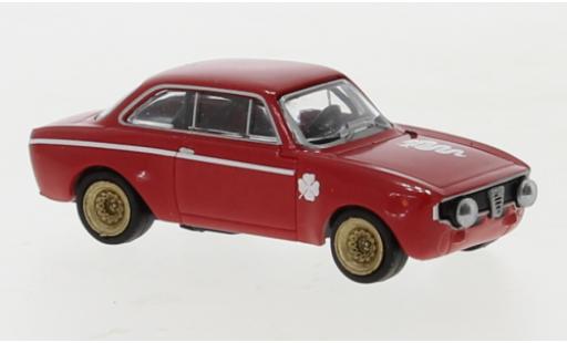 Modelauto Alfa Romeo Giulia sprint gta A 1300 rood 1965 1/87 Brekina