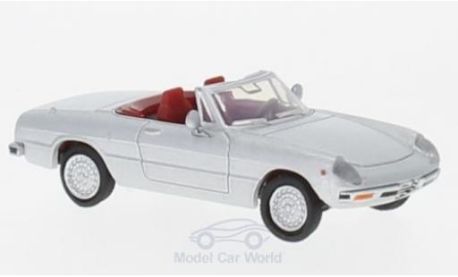 Modelauto Alfa Romeo Spider Duetto 2000 Fastback grijs 1/87 Brekina