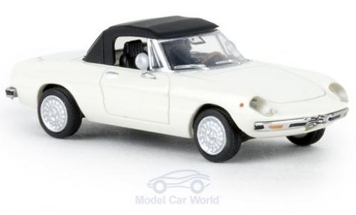 Modelauto Alfa Romeo Spider Duetto duetto wit 1969 gesloten TD 1/87 Brekina