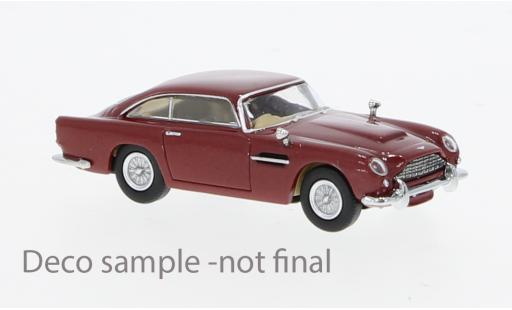 Modelauto Aston Martin DB5 saloon metallic rood 1964 1/87 Brekina
