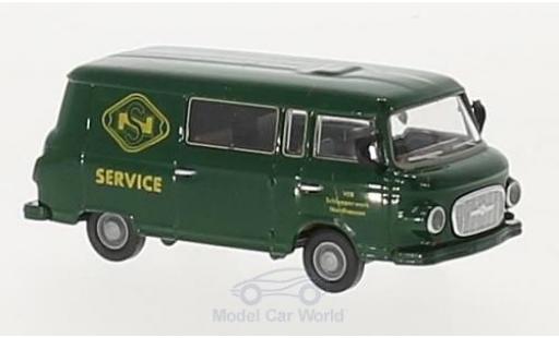 Modelauto Barkas B 1000 minibus Halbbus VEB Vogtlandstoffe 1/87 Brekina