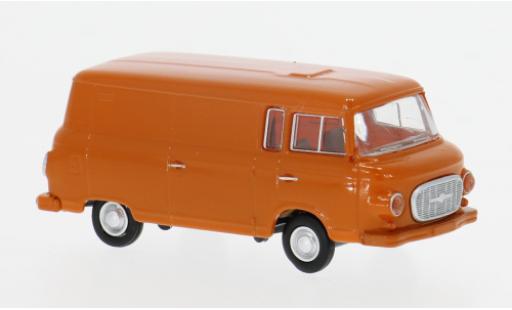 Modelauto Barkas B 1000 fourgon bestelwagen oranje 1962 1/87 Brekina