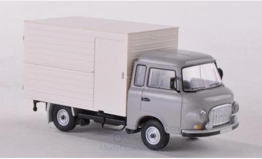 Modelauto Barkas B 1000 fourgon Koffer grijs 1/87 Brekina