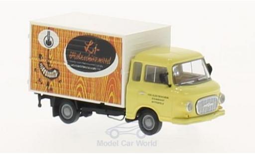 Modelauto Barkas B 1000 fourgon VEB Bitterfeld Koffer 1/87 Brekina