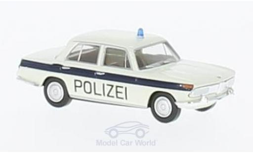 Modelauto Bmw 2000 police wit/blauw Politie Solothurn 1/87 Brekina