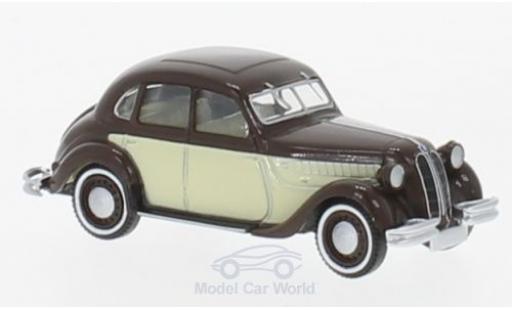 Modelauto Bmw 326 berline bruin/beige 1/87 Brekina