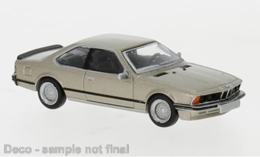 Modelauto Bmw 635 coupe i metallic gold 1977 1/87 Brekina