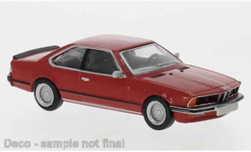 Modelauto Bmw 635 coupe i rood 1977 1/87 Brekina