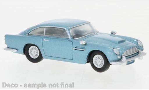 Modelauto Aston Martin DB5 saloon metallic blauw 1964 1/87 Brekina