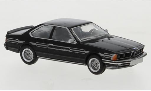 Modelauto Bmw 635 CSi zwart/D&Atilde;&copy;corer 1977 1/87 Brekina