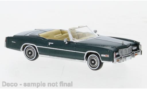 Modelauto Cadillac Eldorado Convertible Cabriolet metallic groen 1976 1/87 Brekina