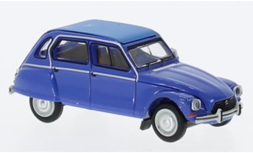 Modelauto Citroen Dyane Berline blauw 1976 1/87 Brekina