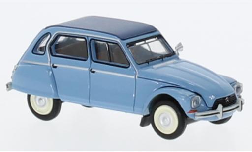 Modelauto Citroen Dyane Berline blauw 1976 1/87 Brekina