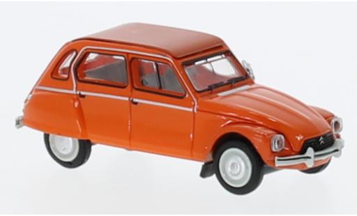 Modelauto Citroen Dyane Berline oranje 1976 1/87 Brekina