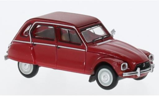 Modelauto Citroen Dyane Berline rood 1976 1/87 Brekina