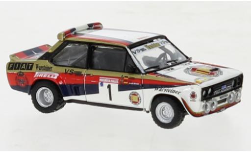 Modelauto Fiat 131 Abarth No.1 Warsteiner Rally Hunsr&Atilde;&frac14;ck 1980 1/87 Brekina