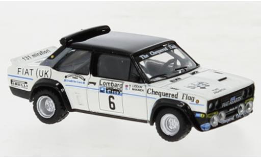 Modelauto Fiat 131 Abarth No.6 UK RAC Rally 1977 1/87 Brekina