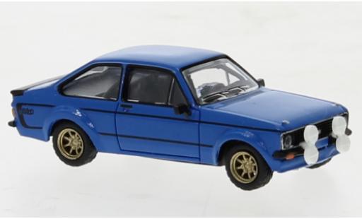 Modelauto Ford Escort RS 1800 blauw 1976 1/87 Brekina