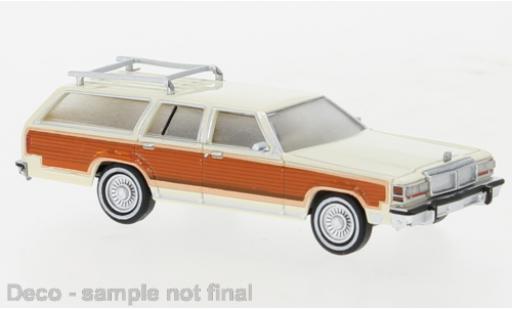 Modelauto Ford LTD Country Squire beige/Dekor 1979 1/87 Brekina