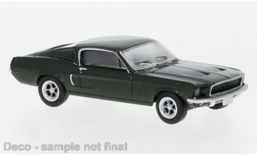 Modelauto Ford Mustang Fastback metallic groen 1968 1/87 Brekina