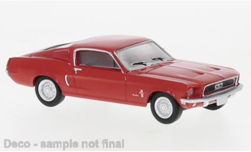 Modelauto Ford Mustang Fastback rood 1968 1/87 Brekina