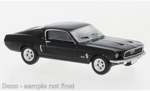 Modelauto Ford Mustang Fastback zwart 1968 1/87 Brekina