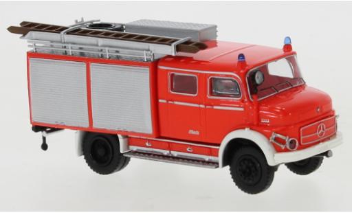 Modelauto Mercedes CLA Base LAF 1113 TLF 16 rood /wit 1972 1/87 Brekina