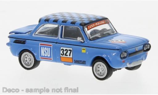 Modelauto NSU TTS Base blauw Sport 1966 1/87 Brekina