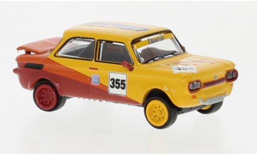 Modelauto NSU TTS Base geel/rood Sport 1966 1/87 Brekina
