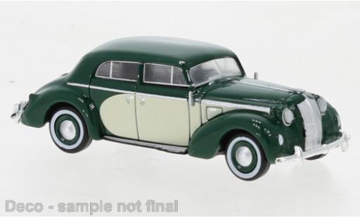 Modelauto Opel Admiral Vorkrieg groen /beige 1938 1/87 Brekina