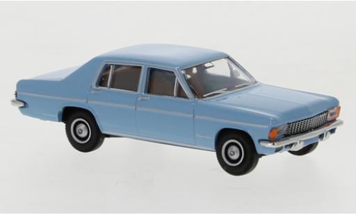 Modelauto Opel Capitaine B blauw 1969 1/87 Brekina