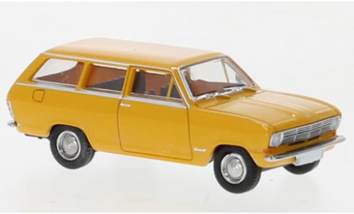 Modelauto Opel Kadett B Caravan B oranje 1965 1/87 Brekina
