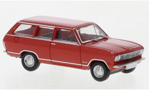 Modelauto Opel Kadett B Caravan B rood 1965 1/87 Brekina