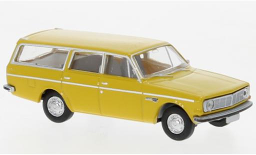 Modelauto Volvo 145 Base camionnette geel 1966 1/87 Brekina