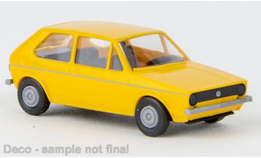 Modelauto Volkswagen Golf Base I oranje 1974 1/87 Brekina