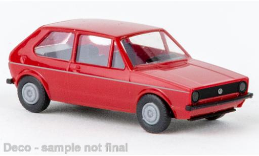Modelauto Volkswagen Golf Base I rood 1974 1/87 Brekina