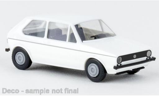 Modelauto Volkswagen Golf Base I wit 1974 1/87 Brekina