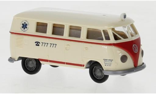 Modelauto Volkswagen T1 B camionnette Ambulance Aicher 1960 1/87 Brekina