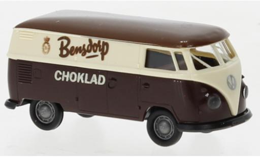 Modelauto Volkswagen T1 B bestelwagen Bensdorp Choklad (S) 1960 1/87 Brekina
