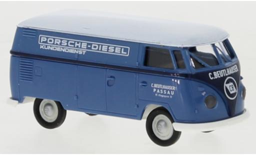 Modelauto Volkswagen T1 B bestelwagen Porsche Beutlhauser 1960 1/87 Brekina