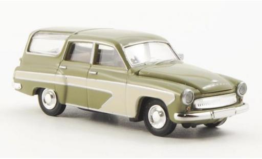 Modelauto Wartburg 311 Camping d/wit 1/87 Brekina