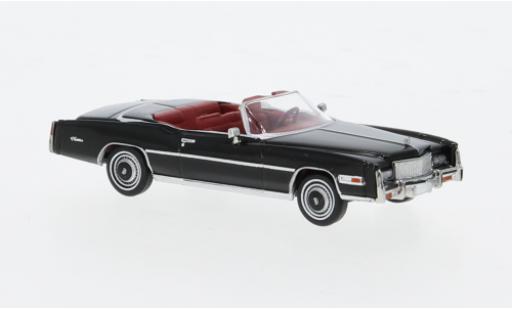 Modelauto Cadillac Eldorado Convertible Cabriolet zwart 1976 1/87 Brekina