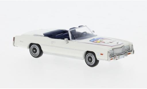Modelauto Cadillac Eldorado Convertible Cabriolet wit American Eagle 1976 1/87 Brekina
