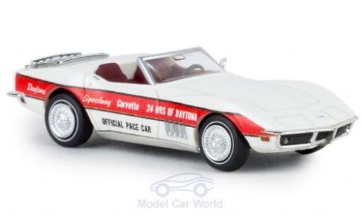 Modelauto Chevrolet Corvette course C3 Cabrio Pace Car 1967 1/87 Brekina