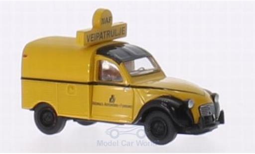 Modelauto Citroen 2 CV Fourgonnette AZU NAF vejpatrulje (N) 1/87 Brekina